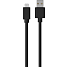 Sinox USB C til USB A kabel 1 meter - sort
