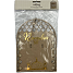 EID og Ramadan nedtællingskalender 20x15 cm - guld/natur