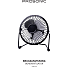 Prosonic bordventilator 2,5w - sort