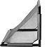 Salta Techniq fodboldmål 150x60x60 cm