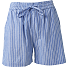 VRS dame shorts str. M - stribet