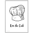 Kiss the cook - 30x40 cm