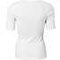 VRS dame rib T-shirt str. M - hvid