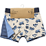 VRS børne 3-pak boxershorts str. 110/116 - beige/blå