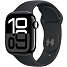 Apple Watch S10 Cell 42 mm M/L - Jet Black Aluminium Sport Band