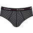 Sloggi herre 2-pak midi str. 2XL -  stribet
