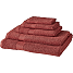 Salling Håndklæde - str. 50x100 cm - Rødbrun