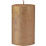 Windsor rustikt bloklys 7x12 cm - Guld