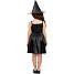 Halloween heksekostume med stjerner kostume str. 116