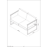 Ohio 2-personers loungesofa - sandy grey