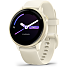 Garmin Vivoactive 6 smartwatch - Bone/Lunar Gold