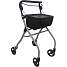 Actiumplus Indoor rollator - grå