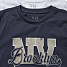 VRS børne 2-pak T-shirt str. 122/128 - blå/hvid