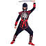 Halloween skelet ninja kostume, str. 140 cm