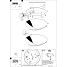 Raya loftlampe - hvid/krom