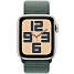 Apple Watch SE (2024) 40 mm GPS - Starlight Aluminium Sport Loop
