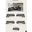Madrid Nordic venstrevendt open-end sofa - navy
