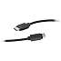 SBS lightning kabel 1,5 meter - sort