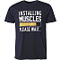 VRS herre T-shirt str. XL - mørkeblå
