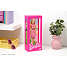 Barbie udstillingskasse lampe - lyserød