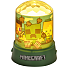 Minecraft projektorlampe - multifarvet