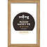 Ramme i massiv eg m. glas - 10x15 cm