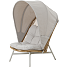 Ennits loungestol - Sandy grey