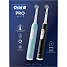 Oral-B Pro Series 1 Duo elektrisk tandbørste - blå/sort