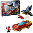 LEGO Marvel Iron Man-bil og Black Panther mod Red Hulk 76310