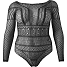 VRS dame bundløs bodystocking str. onesize - sort