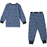 808 børne pyjamas str. 2 år - blå