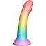 baseks Rainbow silikone dildo 18 cm