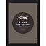 Sort ramme m. glas - 15x21 cm