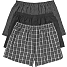 VRS herre 3-pak boxershorts str. L - sort/printet