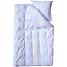 Salling sengetøj - stribet blå/rosa