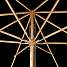 Calais parasol 3x3m - sort