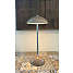 Sauve genopladelig touch bordlampe - taupe