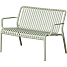 Messina loungesofa - Dusty green