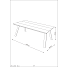 New york havebord - Brun