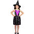 Halloween heksekostume med stjerner kostume str. 116