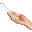 Sinful Ribbed glas dildo