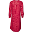 Dame kjole v-hals str. 2XL - rød