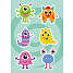 Diamond Art stickers 13x18 cm - monster