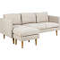 Milly 2-personers sofa m. chaiselong - beige