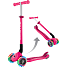 Primo foldbar 3-hjulet løbehjul - fuchsia