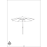 West palm parasol ø3m, sort1