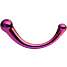 Sinful Rainbow G&P glas dildo 17 cm
