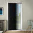 DEBEL Line lamelgardin 190 x 250 cm - hvid cm - sort