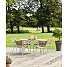 Kerteminde teak havestol - Sandy grey stel
