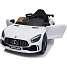 Mercedes GTR AMG elektrisk bil 12V - hvid